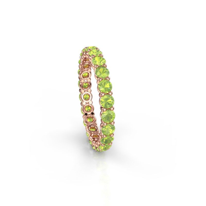 Bild von Vorsteckring heddy rnd 2.7<br/>585 Roségold<br/>Peridot 2.7 mm