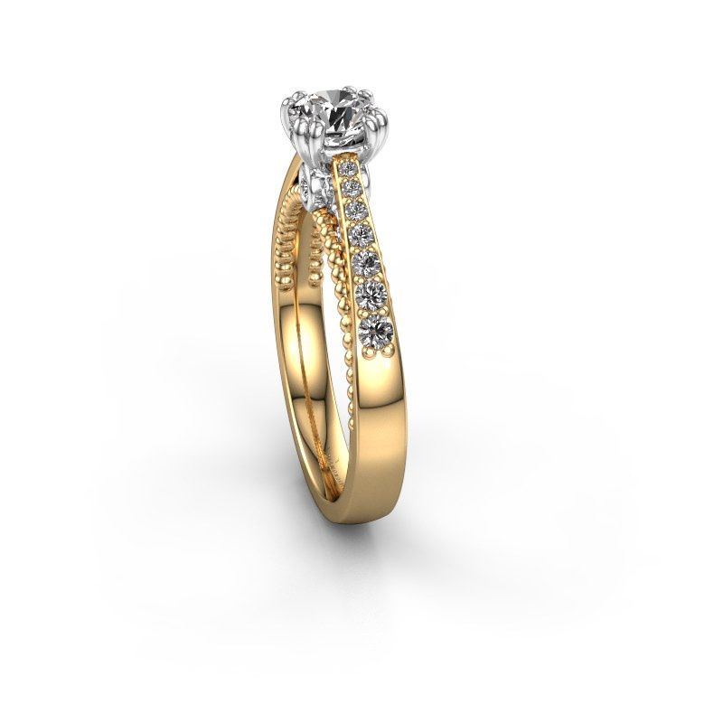 Afbeelding van Verlovingsring Rozella<br/>585 goud<br/>diamant 0.718 crt
