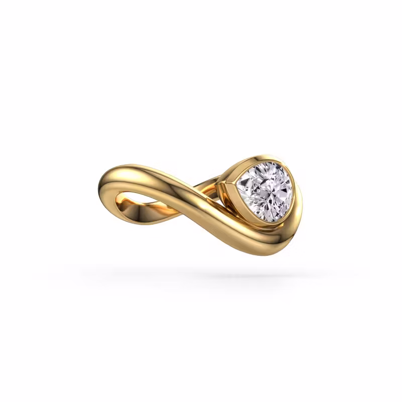 Ring Lena 585 gold lab-grown diamond 1.00 crt