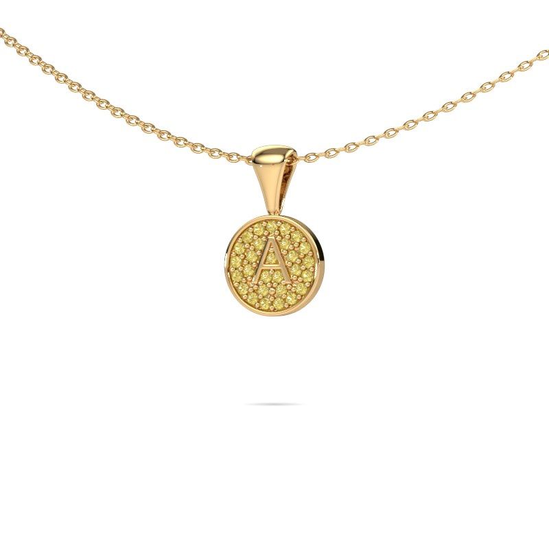 Image of Initial pendant Initial 010 585 gold