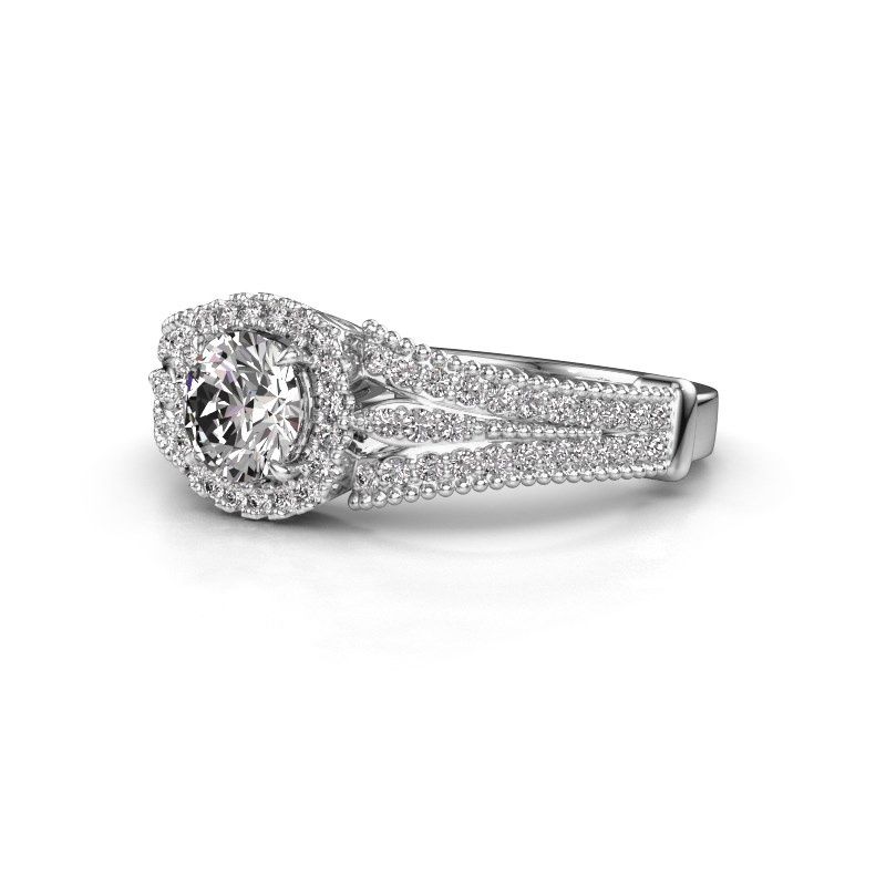 Image of Engagement ring Darla 585 white gold diamond 0.955 crt