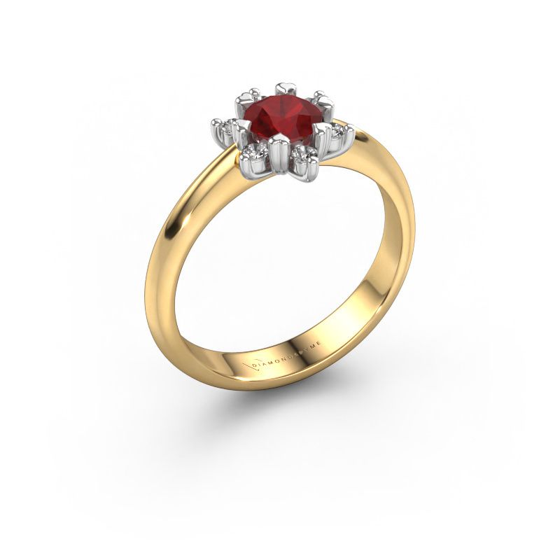 Ring Liesbeth 585 Gold Rubin 5 mm