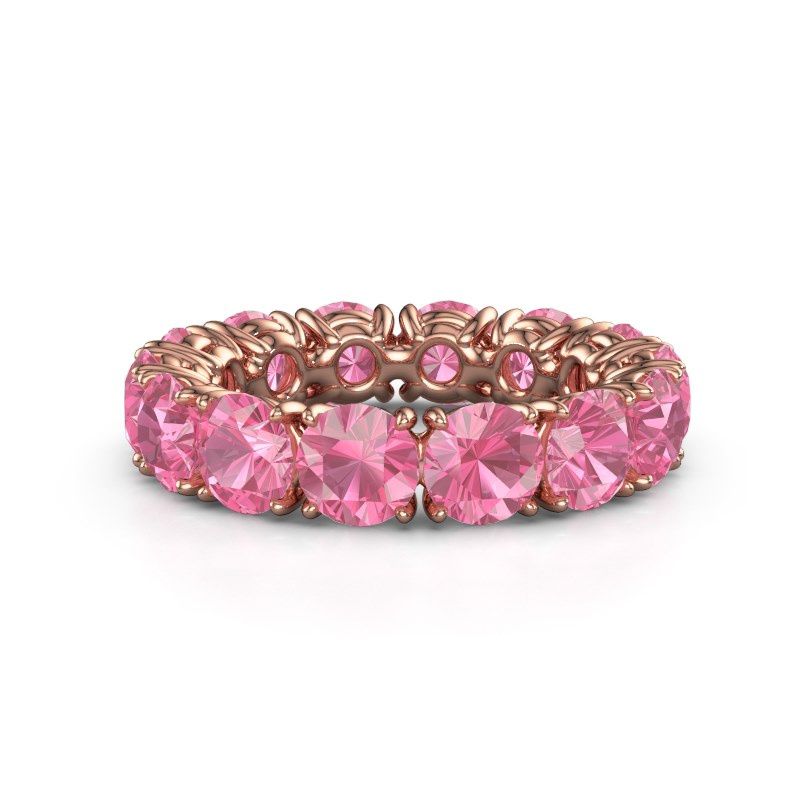 Bild von Ring vivienne 5.0<br/>585 Roségold<br/>Pink Saphir 5 mm