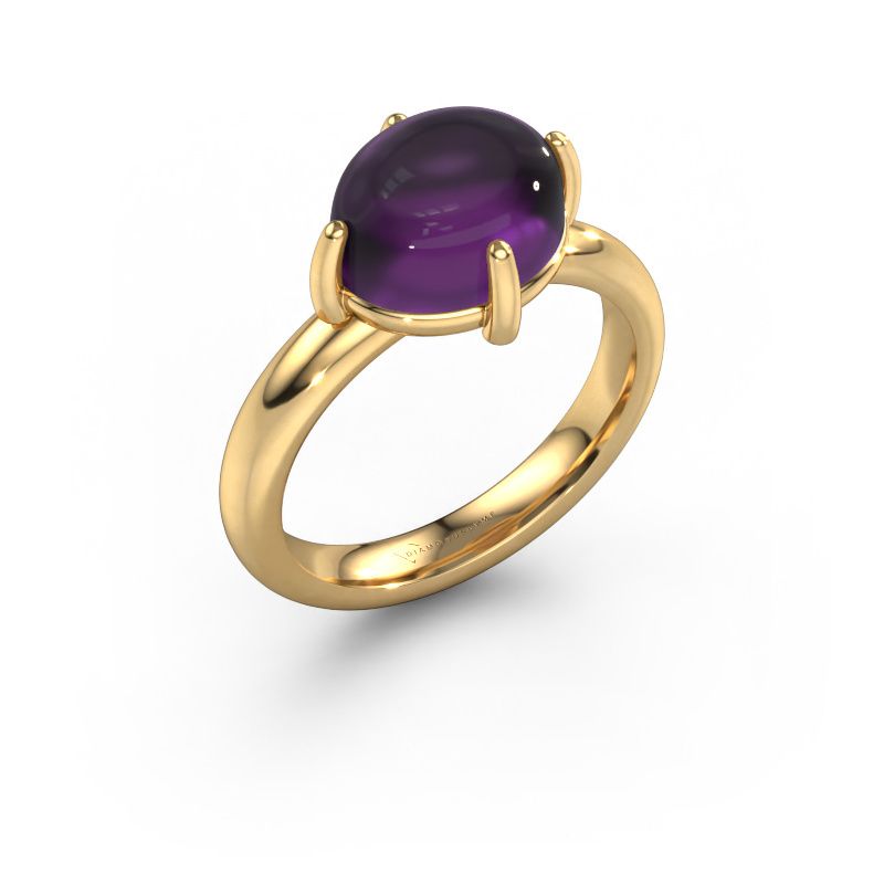 Ring Melodee 585 gold amethyst 10x8 mm
