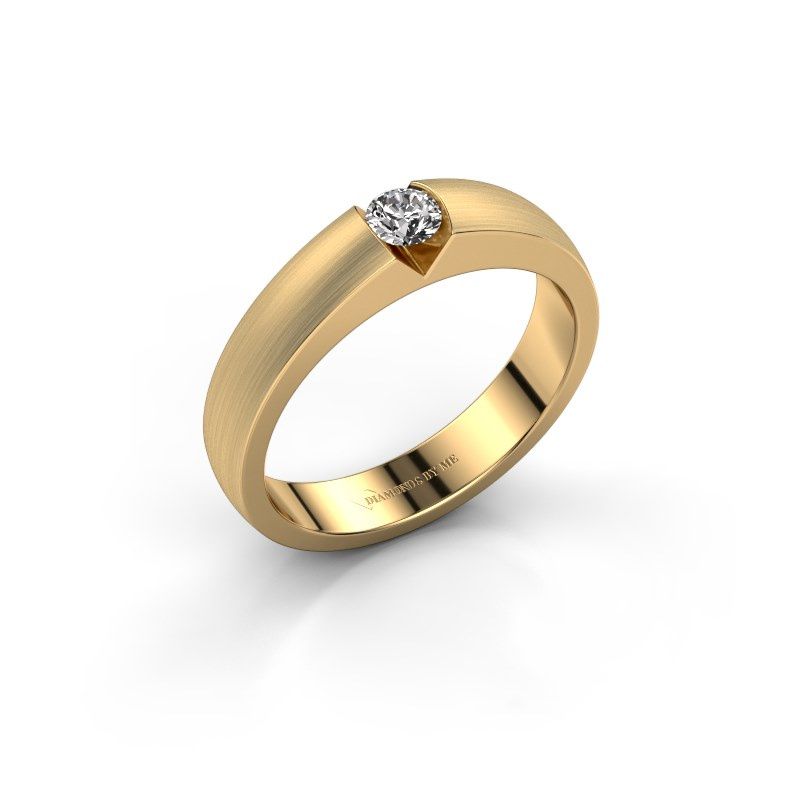 Image de Bague de fiançailles Theresia<br/>585 or jaune<br/>Zircone 3.4 mm