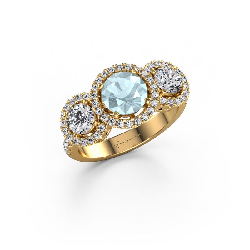 Ring Lacie 585 gold aquamarine 6.5 mm