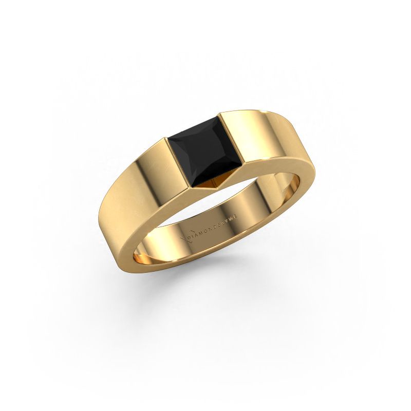 Engagement ring Arlena 1 585 gold black diamond 0.48 crt