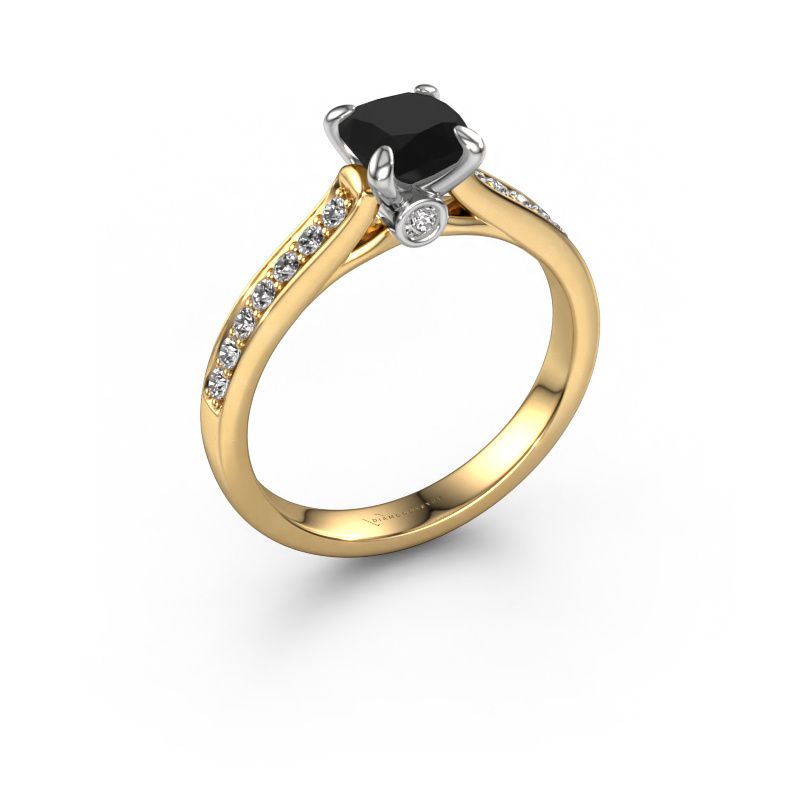Verlobungsring Valorie cus 2 585 Gold Schwarz Diamant 1.40 crt