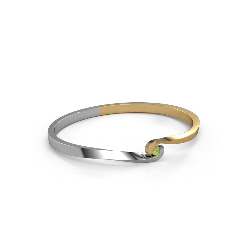 Bangle Sheryl 585 gold peridot 3.7 mm