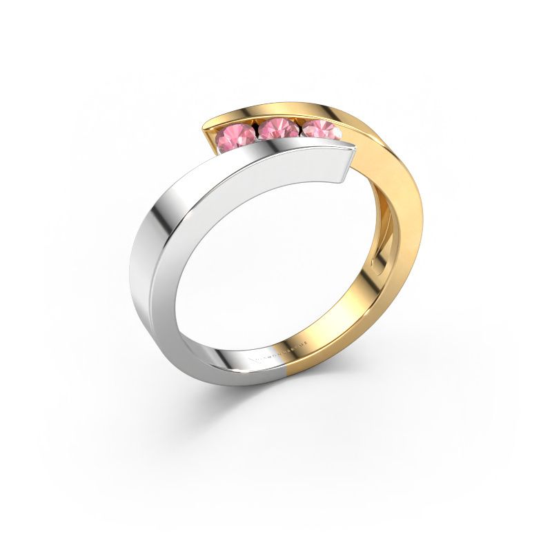 Ring Gracia 585 gold tourmaline pink 2.7 mm