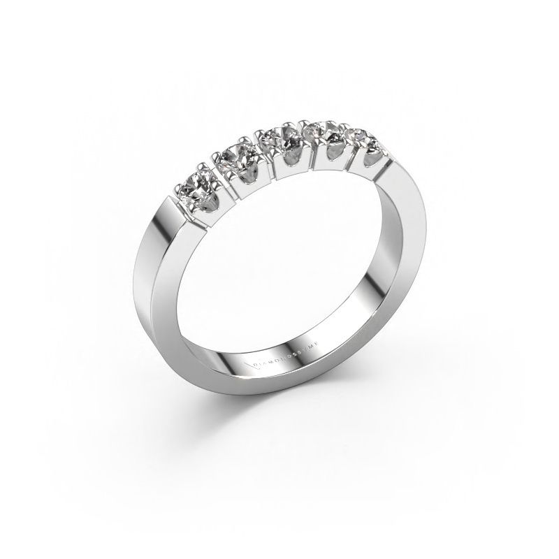 Ring Dana 5 950 platina zirkonia 3 mm