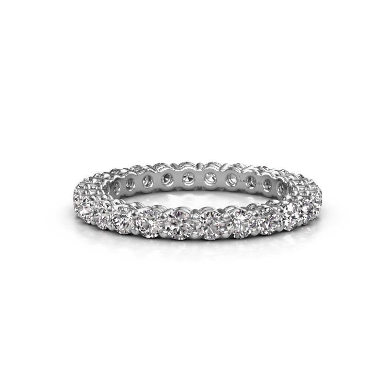 Image of Stackable ring Michelle full 2.4 950 platinum diamond 1.43 crt