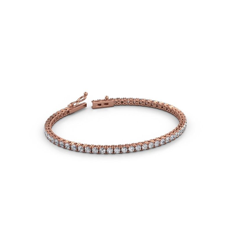 Tennisarmband Shirley 2.7 diamond 585 Roségold 4.24 crt