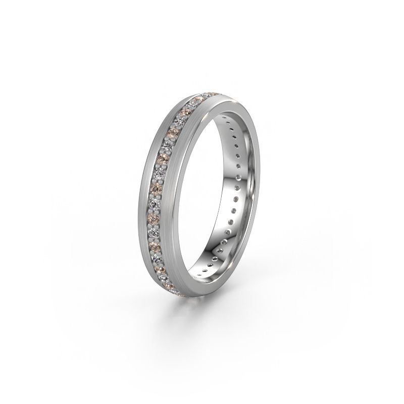Alliance WH0103L24BM 950 platine diamant brun 0.44 crt ±4x2 mm