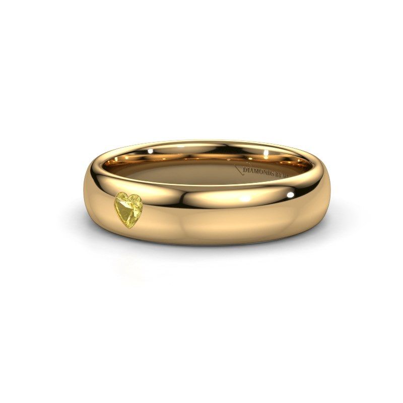 Afbeelding van Vriendschapsring WH0101L35BPHRT 585 goud gele saffier ±5x2 mm