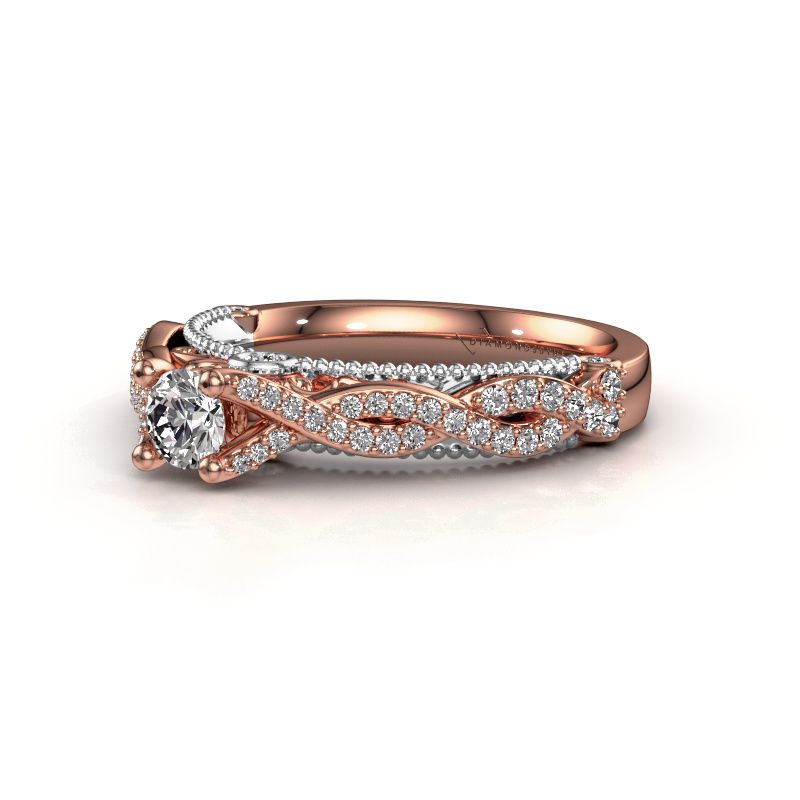 Afbeelding van Verlovingsring Chantelle 585 rosé goud diamant 0.63 crt