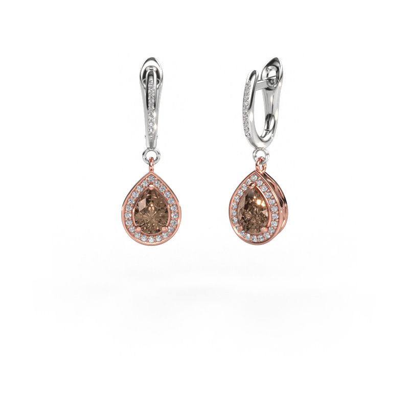 Ohrhänger Ginger 2 585 Roségold Braun Diamant 1.565 crt