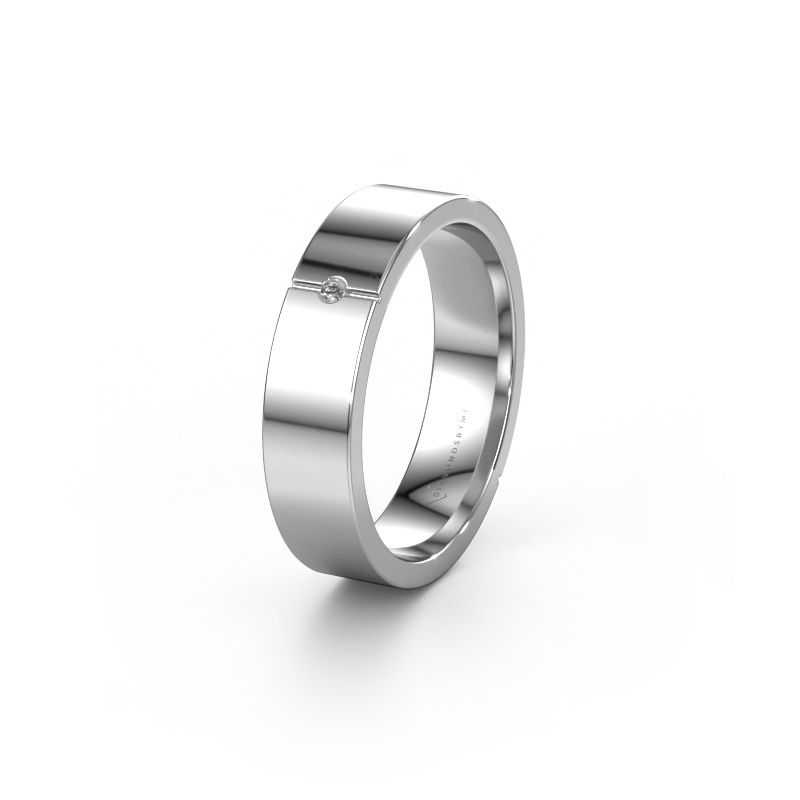 Freundschaftsring WH1101L15AP 585 Weißgold Diamant ±5 x 1,7 mm