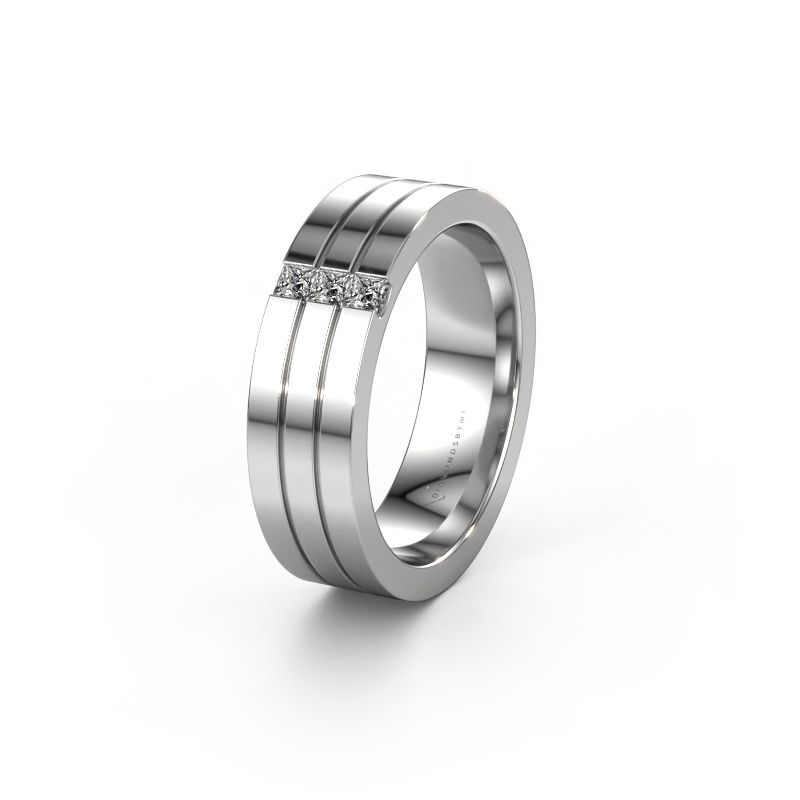Ehering WH0428L16BP 950 Platin Lab-grown Diamant ±6 x 2 mm