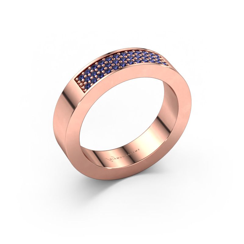 Bague Lindsey 1 585 or rose saphir 1.1 mm