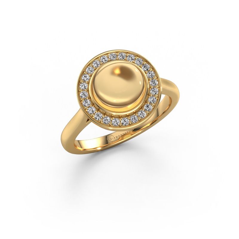 Ring Alisa 585 gold citrin 8 mm