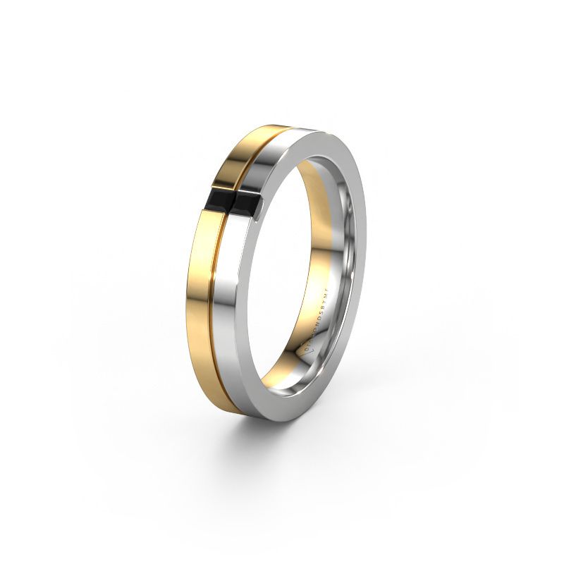 Ehering WH0225L14B 585 Gold Schwarz Diamant ±4x2 mm