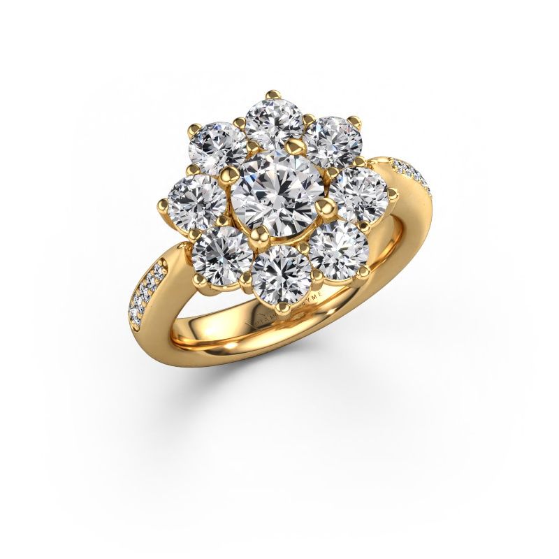 Engagement ring Carolyn 2 585 gold diamond 0.70 crt