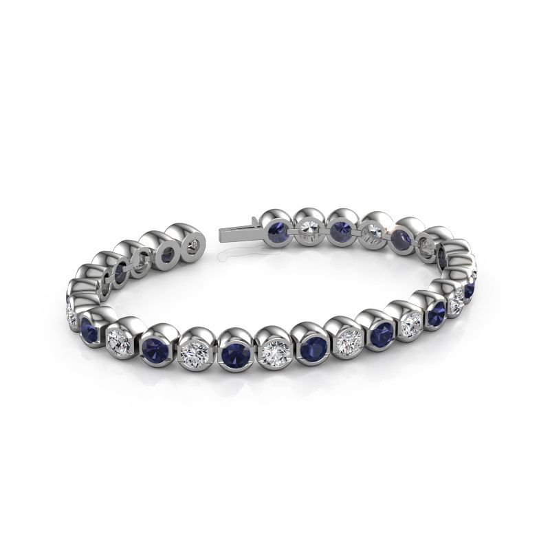 Tennis bracelet Bianca 5 mm 585 white gold lab grown diamond 7.00 crt
