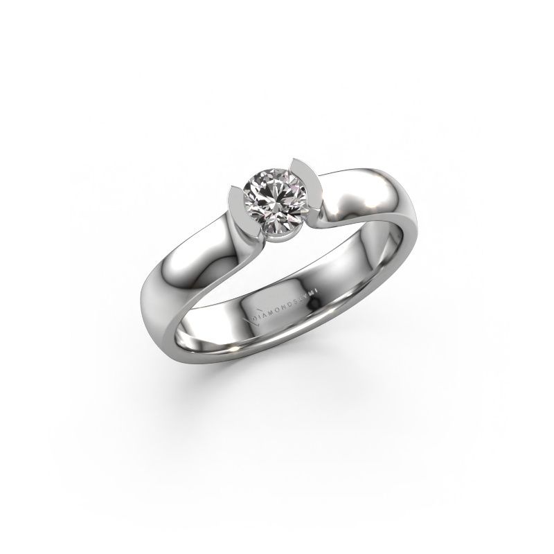 Ring Ophelia 950 platina diamant 0.30 crt