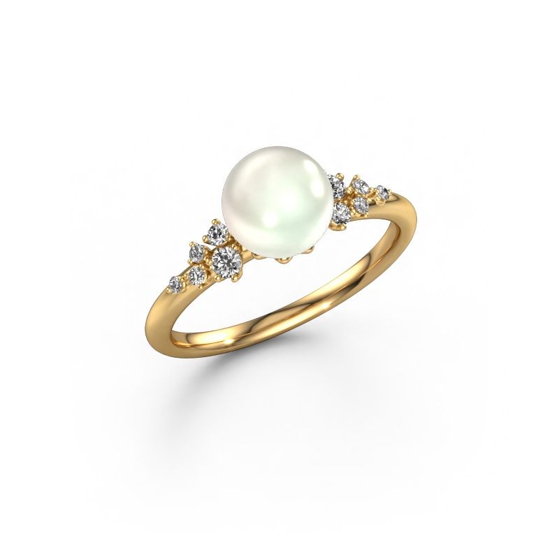 Ring Royce PRL 585 gold white pearl 7 mm