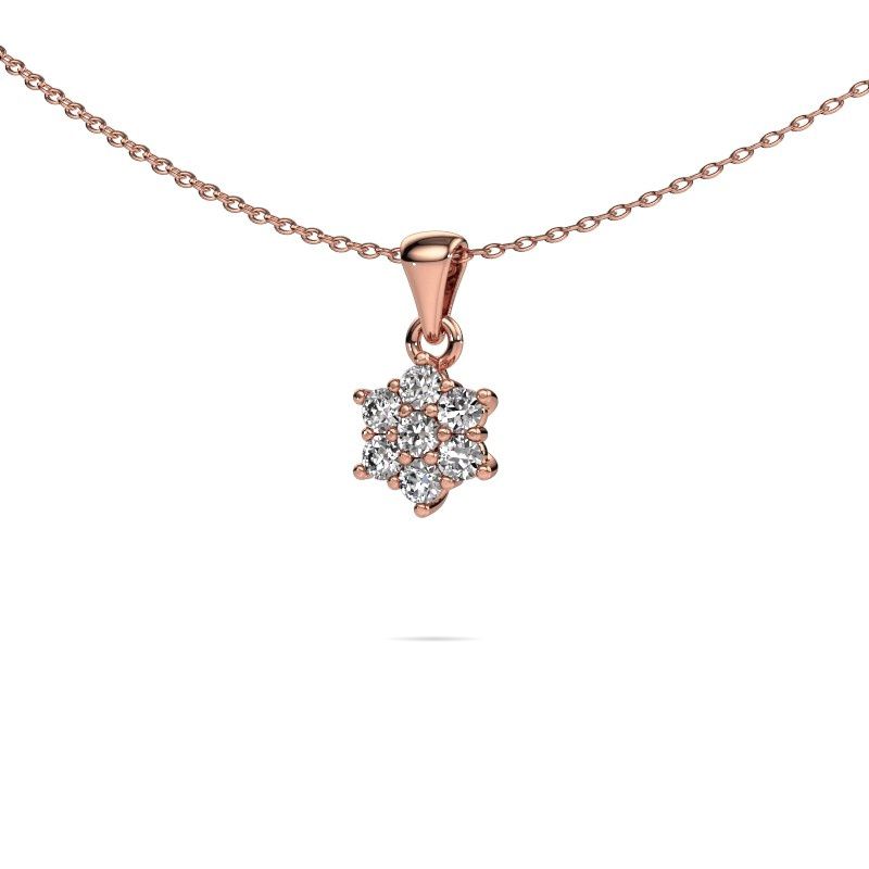Anhänger Chantal 585 Roségold Diamant 0.385 crt