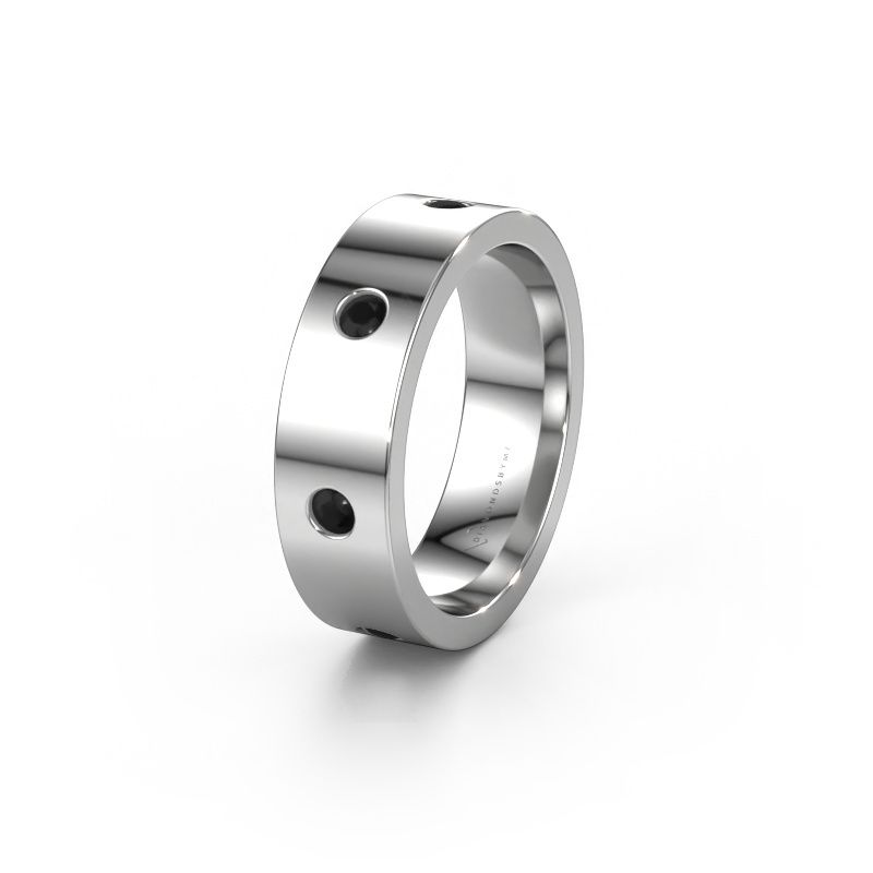 Alliance WH0105L16BP 950 platine diamant noir 0.462 crt ±6x2 mm