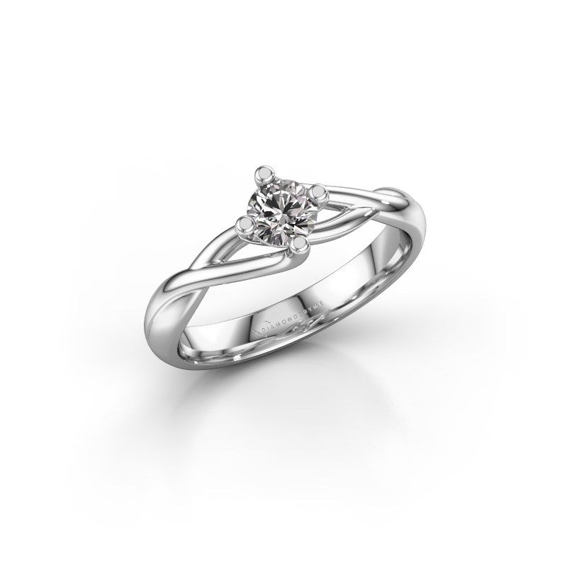 Image of Ring Paulien<br/>950 platinum<br/>Zirconia 4.2 mm