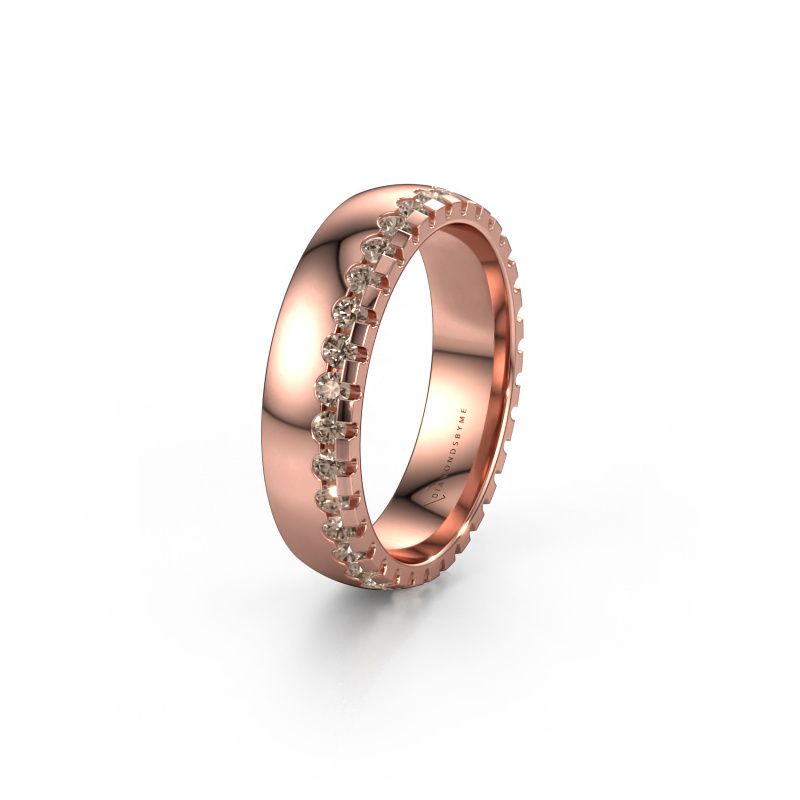 Ehering WH6122L25B 585 Roségold Braun Diamant ±5x2 mm
