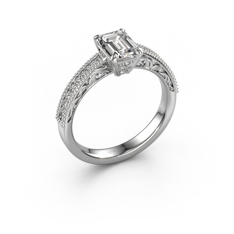 Verlovingsring Shonta EME 585 witgoud lab-grown diamant 1.034 crt