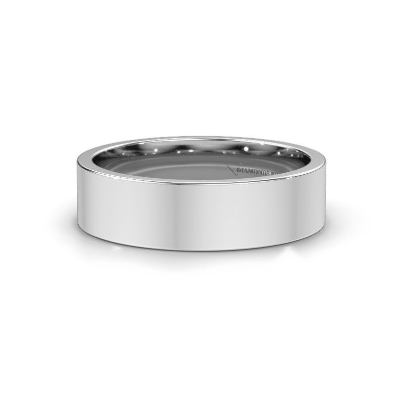 Image of Wedding ring WH0100M16AP<br/>585 white gold ±6x1.7 mm