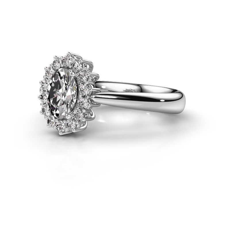 Image de Bague de fiançailles Margien 1<br/>585 or blanc<br/>Diamant 0.84 crt