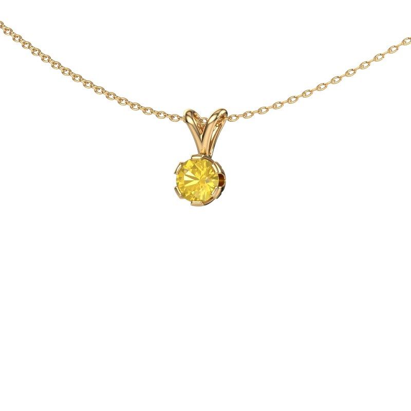 Pendant Julia 585 gold yellow sapphire 5 mm