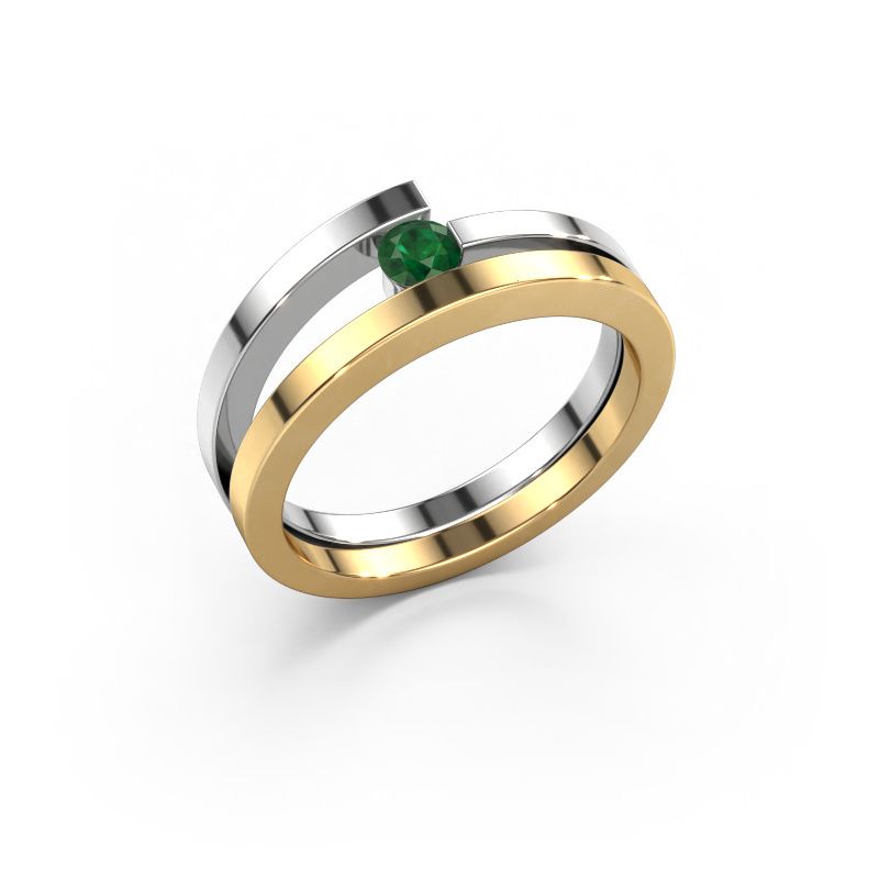Ring Sandy 585 Gold Smaragd 3.4 mm