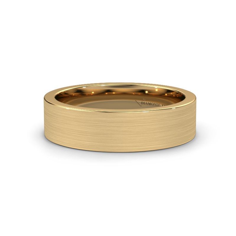 Image of Wedding ring WH0100M16BM<br/>585 gold ±6x2 mm