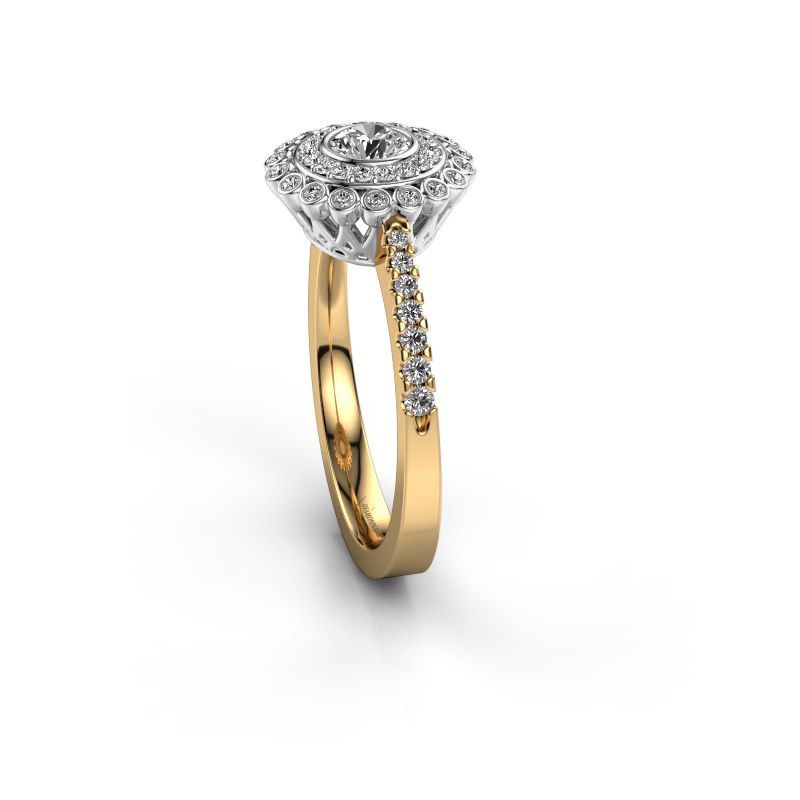 Image of Engagement ring Shanelle<br/>585 gold<br/>Zirconia 4 mm