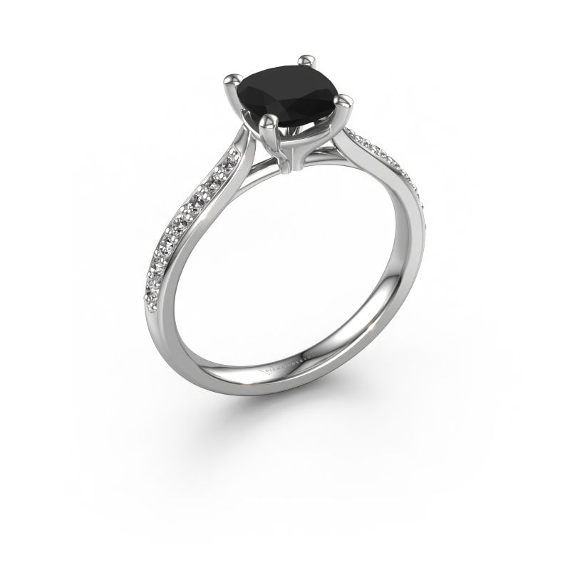 Verlobungsring Mignon CUS 2 585 Weißgold Schwarz Diamant 1.689 crt