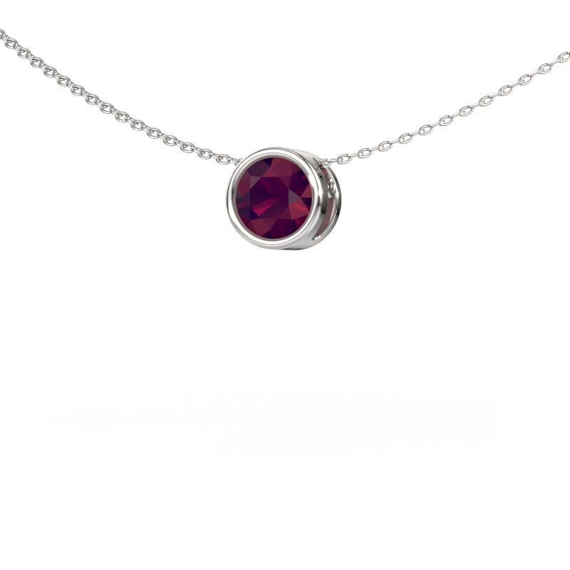 Anhänger Lavon RND 950 Platin Rhodolit 6.5 mm