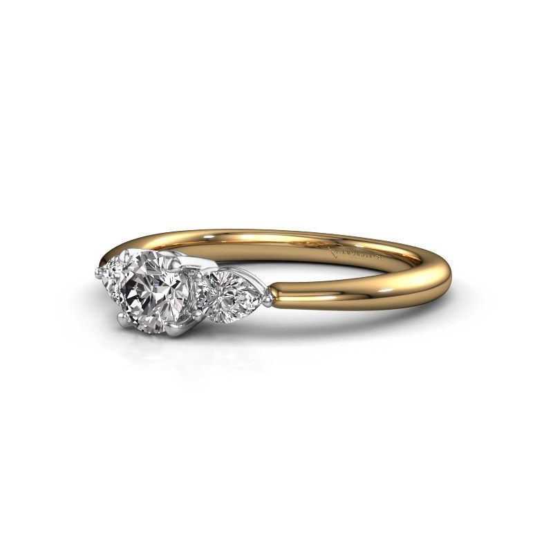 Afbeelding van Verlovingsring Chanou RND 585 goud diamant 0.82 crt