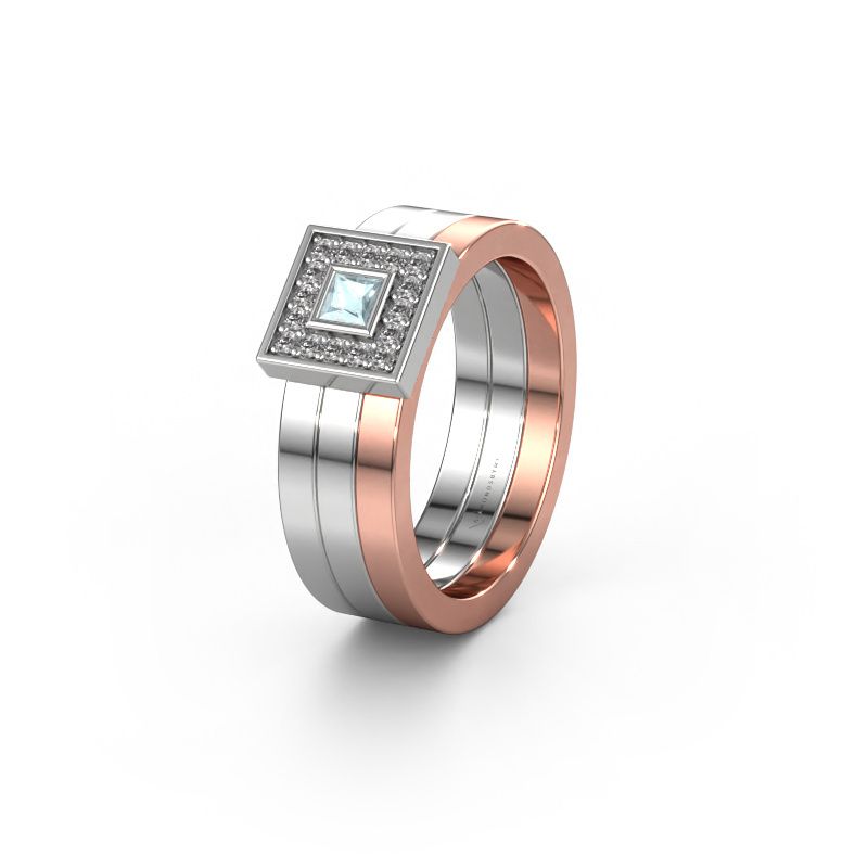 Alliance WH2104L 585 or blanc aigue-marine ±6 x 2,8 mm