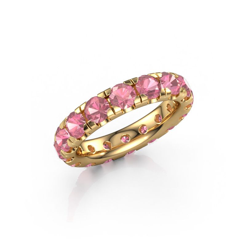 Stackable ring Jackie 4.0 585 gold tourmaline pink 4 mm