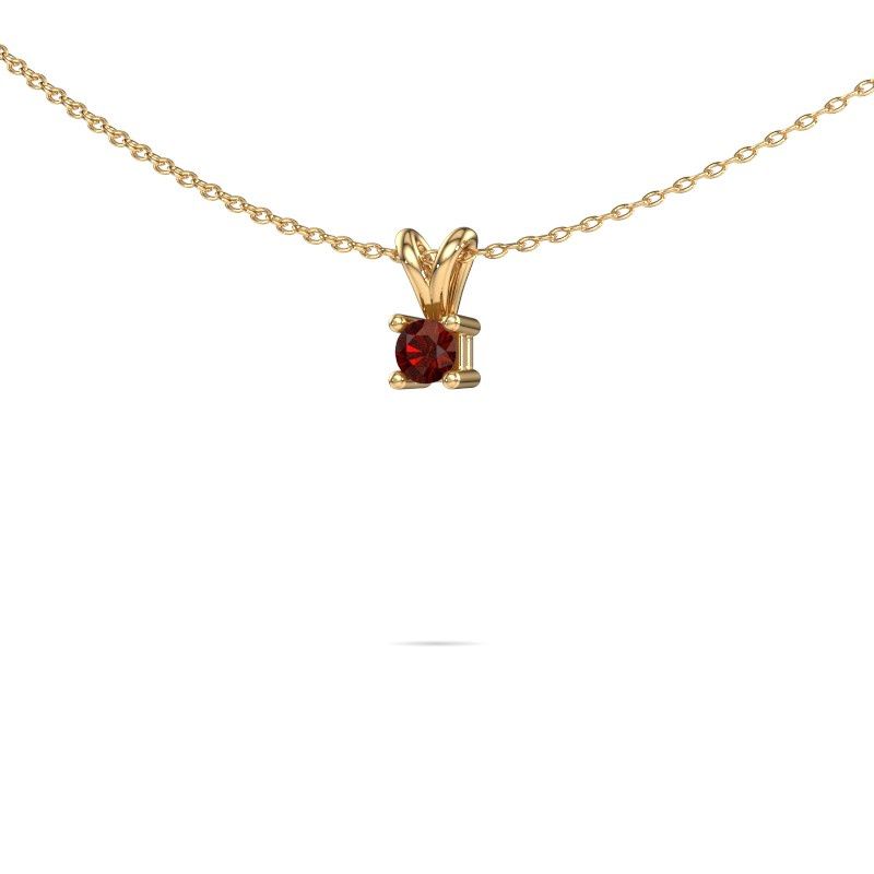 Necklace Eline 585 gold garnet 5 mm