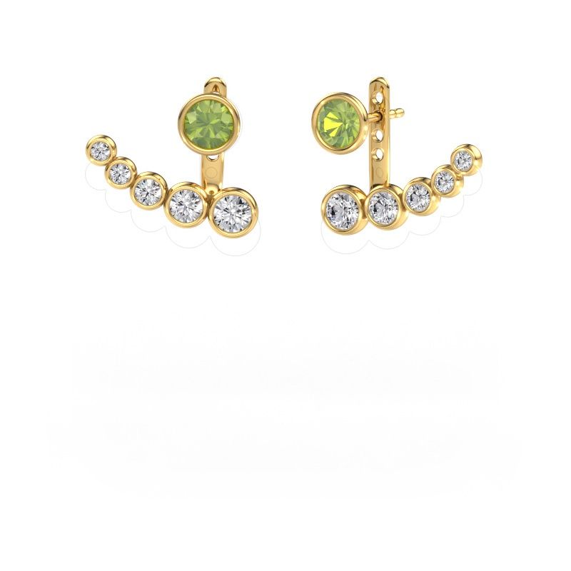 Ohrringe Wendy 585 Gold Peridot 5 mm