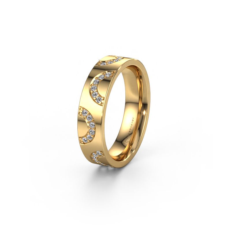 Alliance WH0136L15BP 585 or jaune diamant synthétique ±5x2 mm