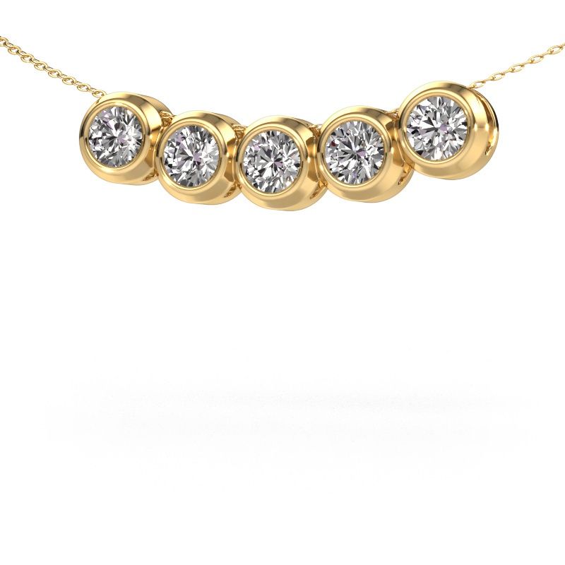 Kette Kim 5 585 Gold Diamant 2.50 crt